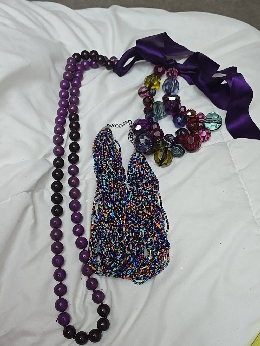 Beaded Statement Necklaces- Unbranded